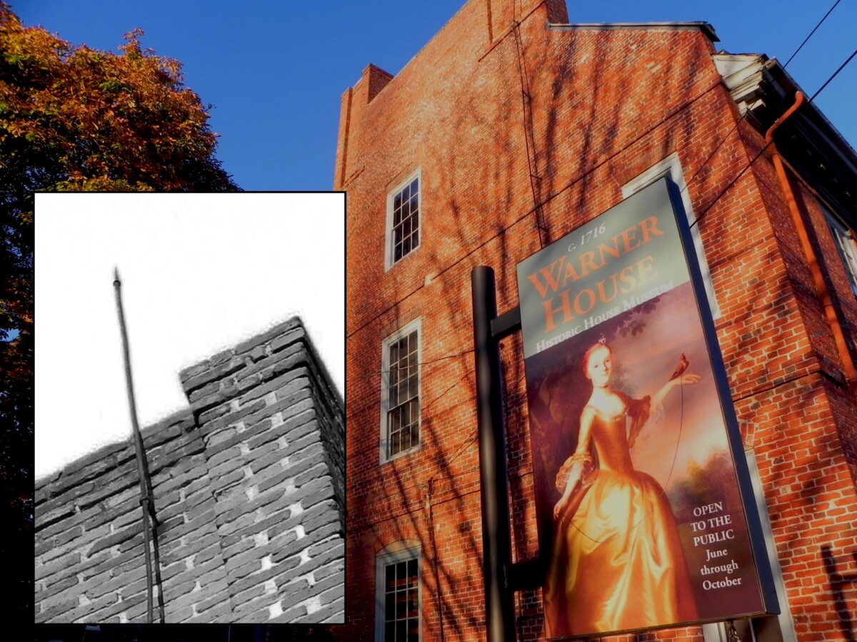 Warner House Lightning Rod Legend Lives On - SeacoastHistory