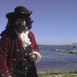 An imagined version of Edward Teach, aka Blackbeard